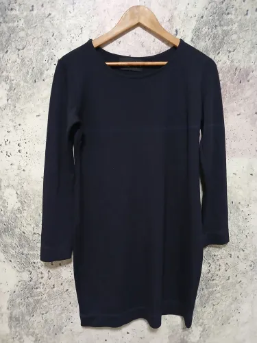Vestido preto Manga Longa