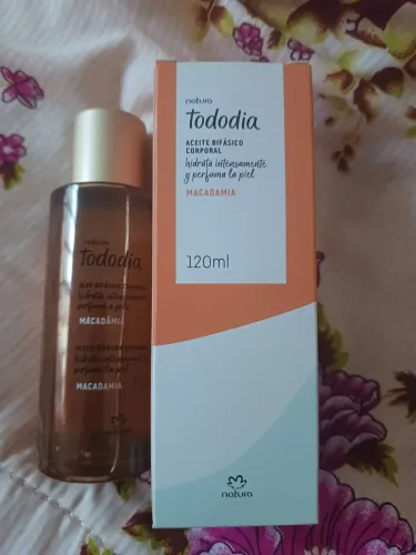Óleo bifásico corporal Tododia Macadâmia - Natura