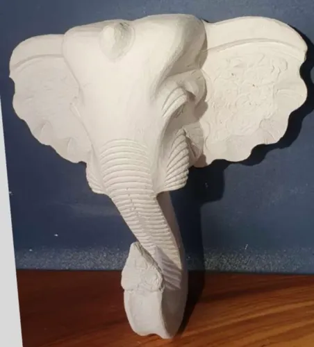 Escultura de Elefante para Decoração