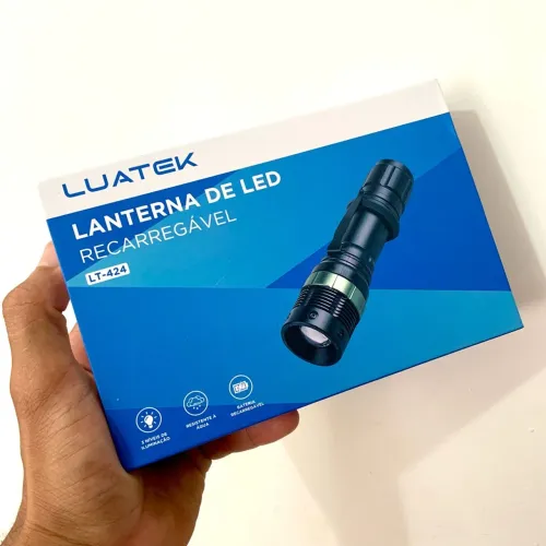Lanterna de LED Recarregável LT-424