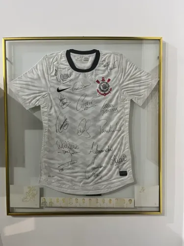 Camiseta do Corinthians autografada