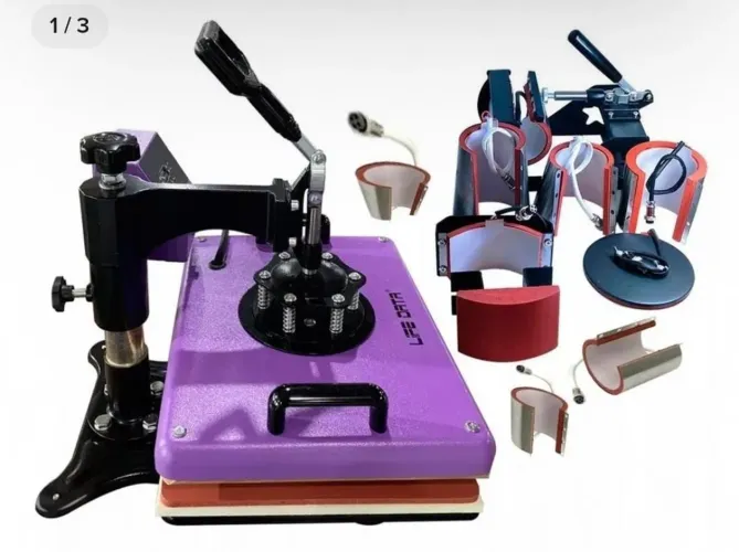 Prensa Térmica para Canecas e Sublimação - 8 em 1