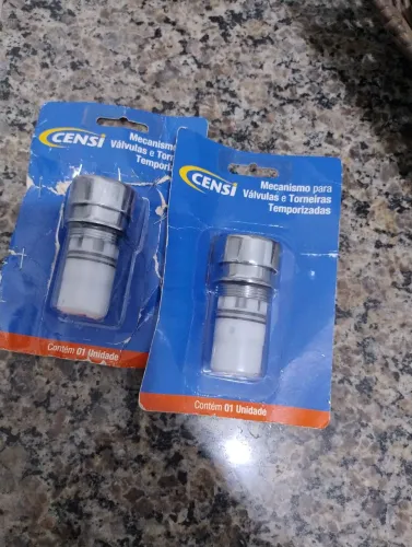 Mecanismo para válvulas e torneiras temporizadas da marca censi atende fácil.