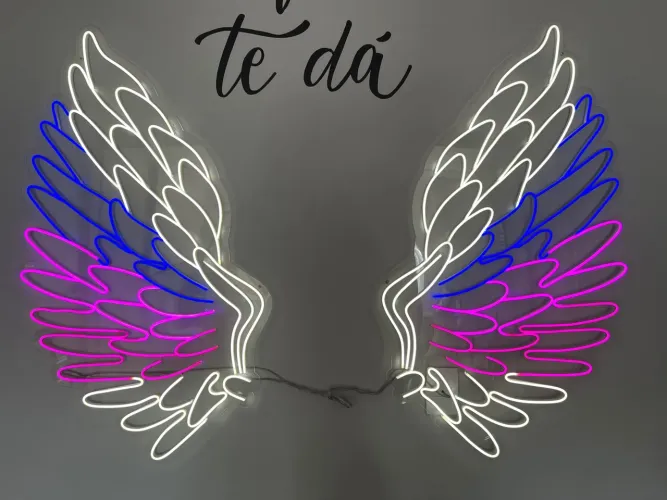 ASA ILUMINADA - 112CM DE ALTURA X 152CM DE LARGURA