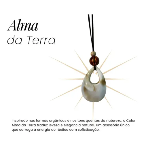 Colar Alma da Terra - Rosetta
