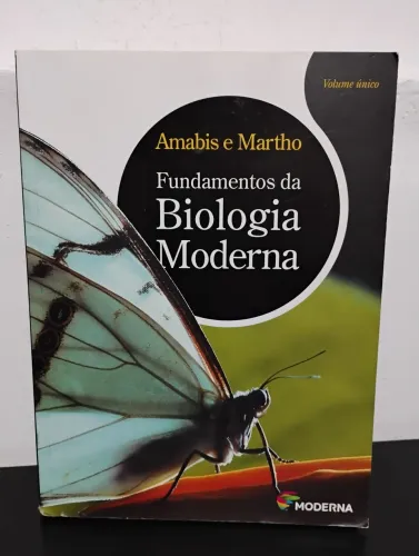 Livro Fundamentos da Biologia Moderna Volume Único - Amabis e Martho Aceito Ofertas 