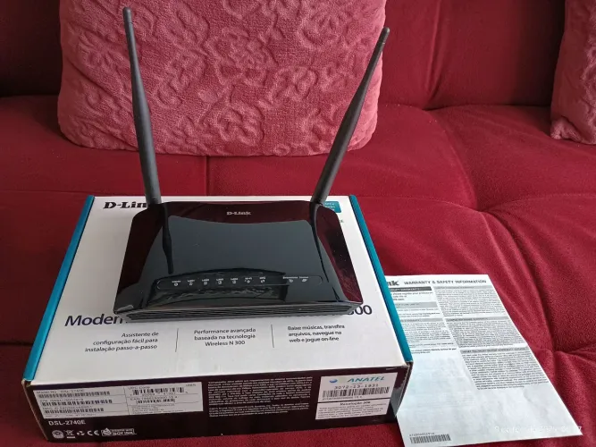 Modem roteador ADSL2+Wireless