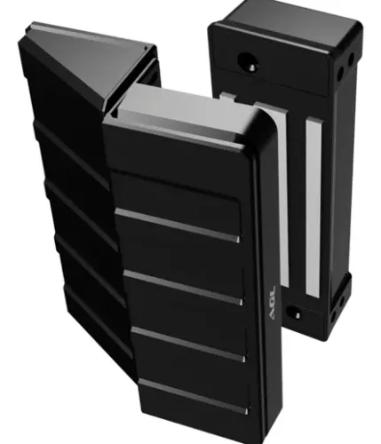 Agl Fechadura Eletromagnética Eletroimã Com Sensor de Porta 150Kg 