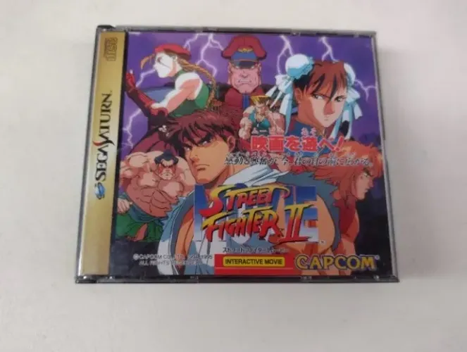 Street Fighter 2 Movie Original Japonês Para Sega Saturn
