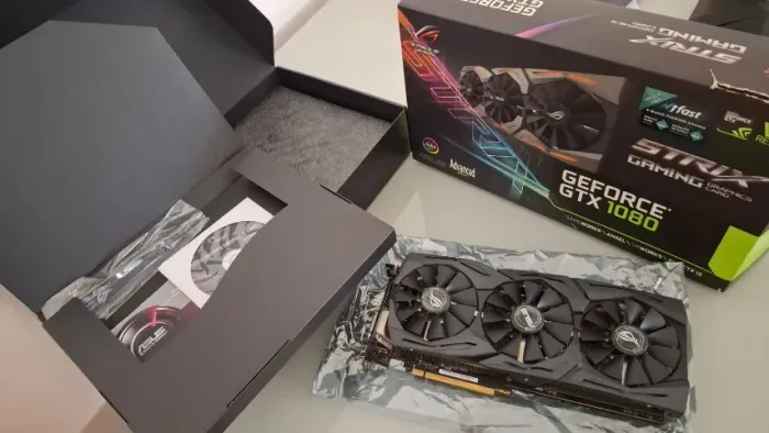 Placa de Vídeo GTX 1080 ROG Strix 8GB