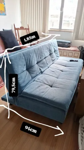 Sofá cama reclinável