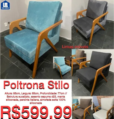 Poltrona Stilo - Conforto e Design para sua casa!
