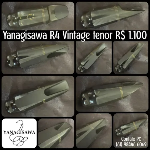 Boquilha para Sax Tenor Yanagisawa R4 Vintage - Original e Profissional