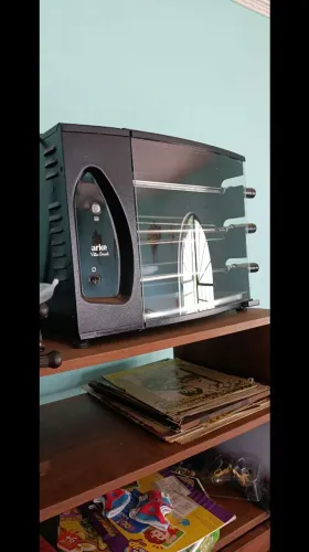 Forno elétrico 3 espetos 100v