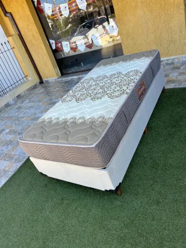 Cama de Solteiro NOVA ESPUMA FIRME - Entrego!