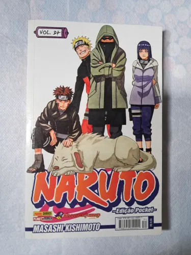 Mangá Naruto Vol. 34 Edição Pocket