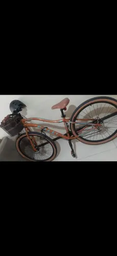 Bike colli aro 29 cor bege feminino 