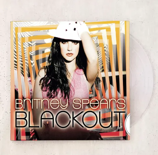 Britney Spears Blackout Disco de vinil LP transparente clear Urban Outfitters 
