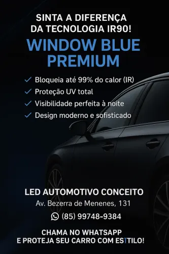 Insulfilm Window Blue Premium - Proteção e Estilo