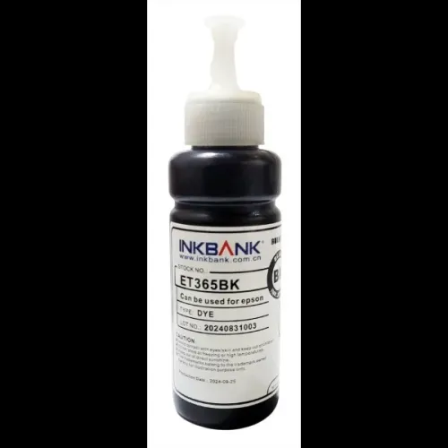 Tinta compatível Epson T664 Preta 100ml - Inkbank ET365BK