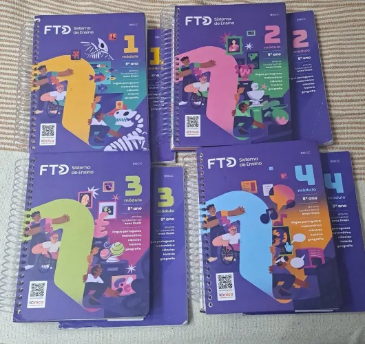 Livros ftd sistema de ensino 8 ano novos