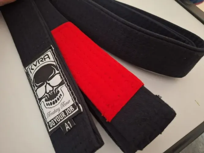 Faixa De Jiu Jitsu Preta A1