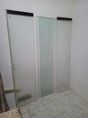 Portas de Vidro Temperado Blindex 175 x 45cm