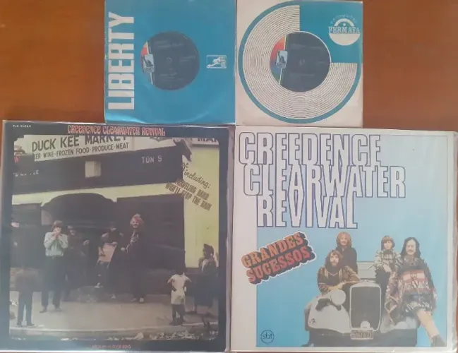 Creedence - lote com 02 Lp's & 02 Compacto - discos de vinil