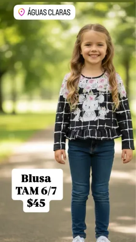 Blusa LILICA 6/7 anos