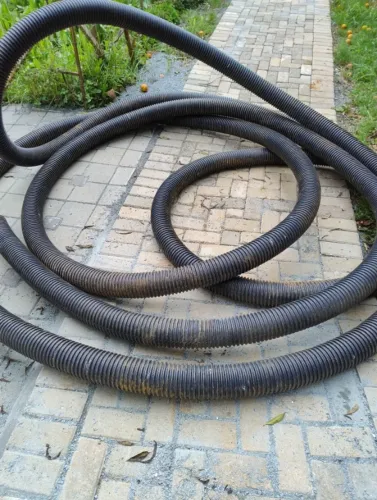 Mangueira Corrugada 4" - 25 metros 