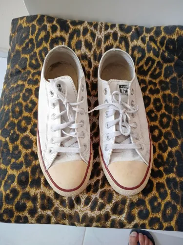 TÊNIS ALL STAR BRANCO NÚMERO 38 POUCO USO