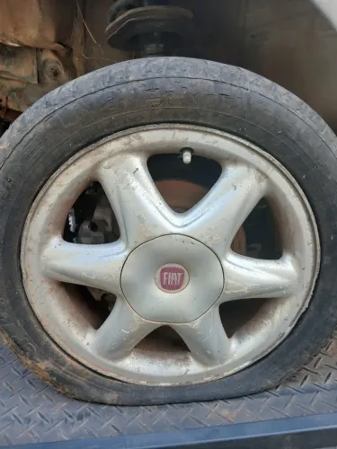 Jogo de Rodas Aro 15 Fiat Tempra Hlx Prateado