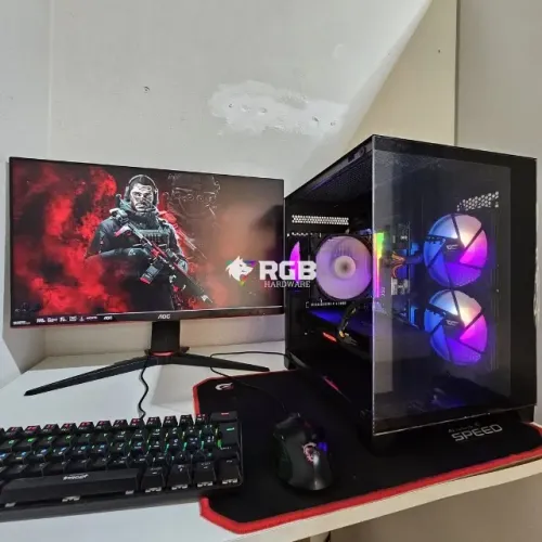 Pc Gamer Completo - Ryzen 7 5700 + RX 6750 XT 12GB + RAM 32GB + SSD M.2 NVMe 512GB