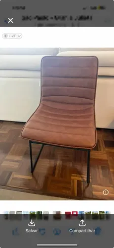04 CADEIRAS  PARA MESA DE JANTAR - R$ 2.400,00