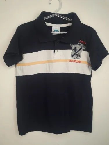 Camisa Polo Infantil Listrada - POP 3/4 anos