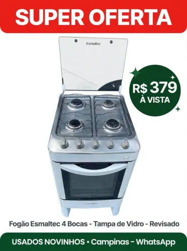 Fogão Esmaltec 4 bocas