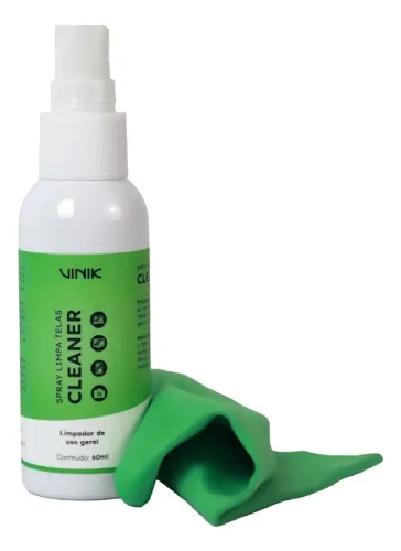Spray Limpa Telas Vinik 60ml Antiestático + Flanela - Loja Coimbra Computadores