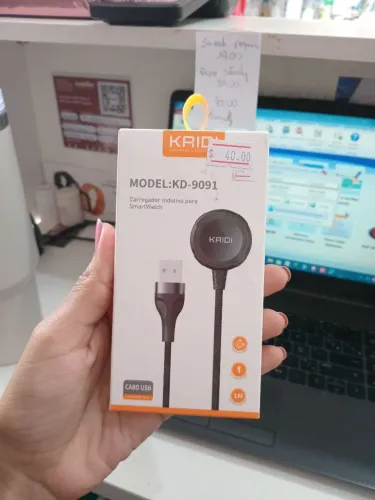 Carregador indutivo para smartwhatch 