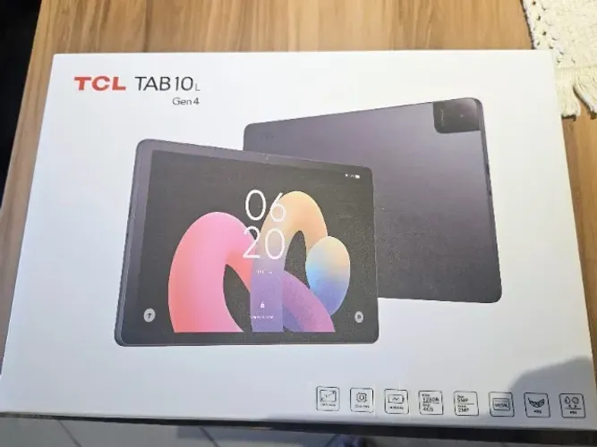 TCL Tab 10L Gen 4 - 128GB - 4GB RAM - Tela 10.1" - Novo