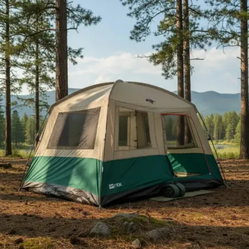 Barraca De Acampamento Para Família Grupo 8/9 Pessoas Tent Hut Nautika