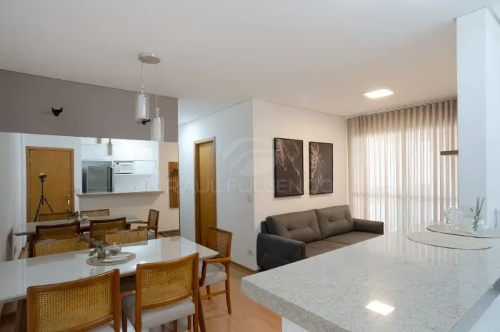 Apartamento mobiliado com 3 quartos na Gleba Fazenda Palhano para alugar