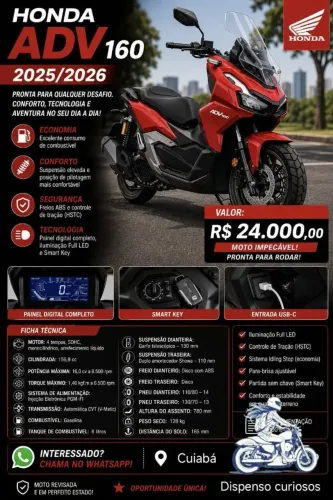 Moro Honda Adv 160 automática