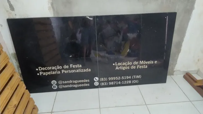 Placa de ACM 2 MT por 1 mt