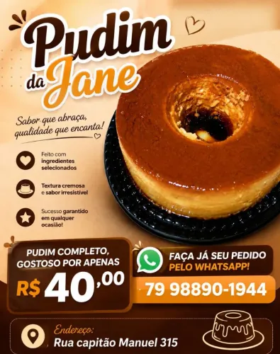 Pudim inteiro 