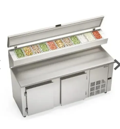 NZ. Balcão de serviço condimentador refrigerado 2 metros Gelopar