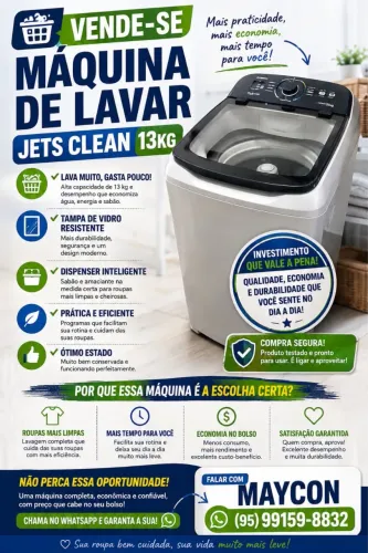 Vendo máquina de lavar 