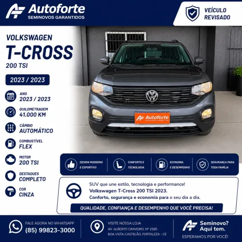 Volkswagen T-Cross 1.0 TSI Flex 12V 5P Aut. 2023