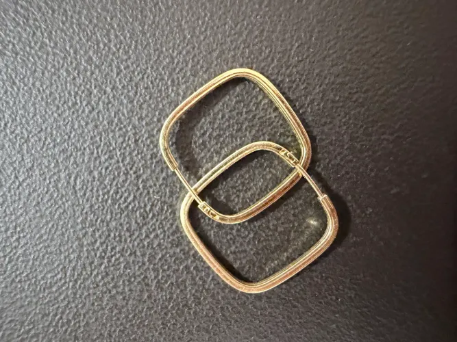 Argolas ouro 18k