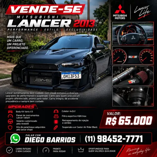 Mitsubishi Lancer GT 2.0 16V 160cv Aut. 2013