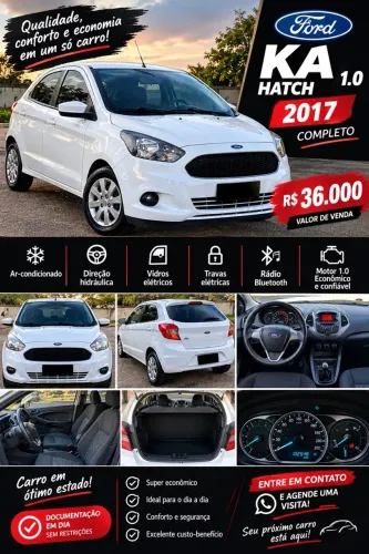 Ford KA 1.0 Se/se Plus Tivct Flex 5P 2017